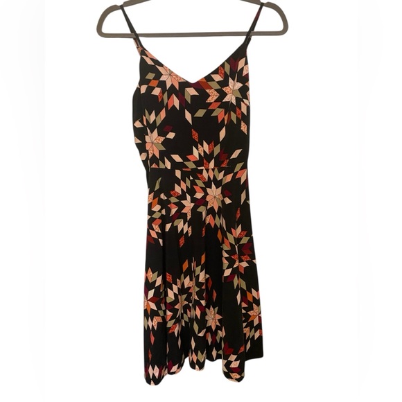 Orange and Pink Pleated Maxi Sundress for Wedding Guest - Picture 1 of 8